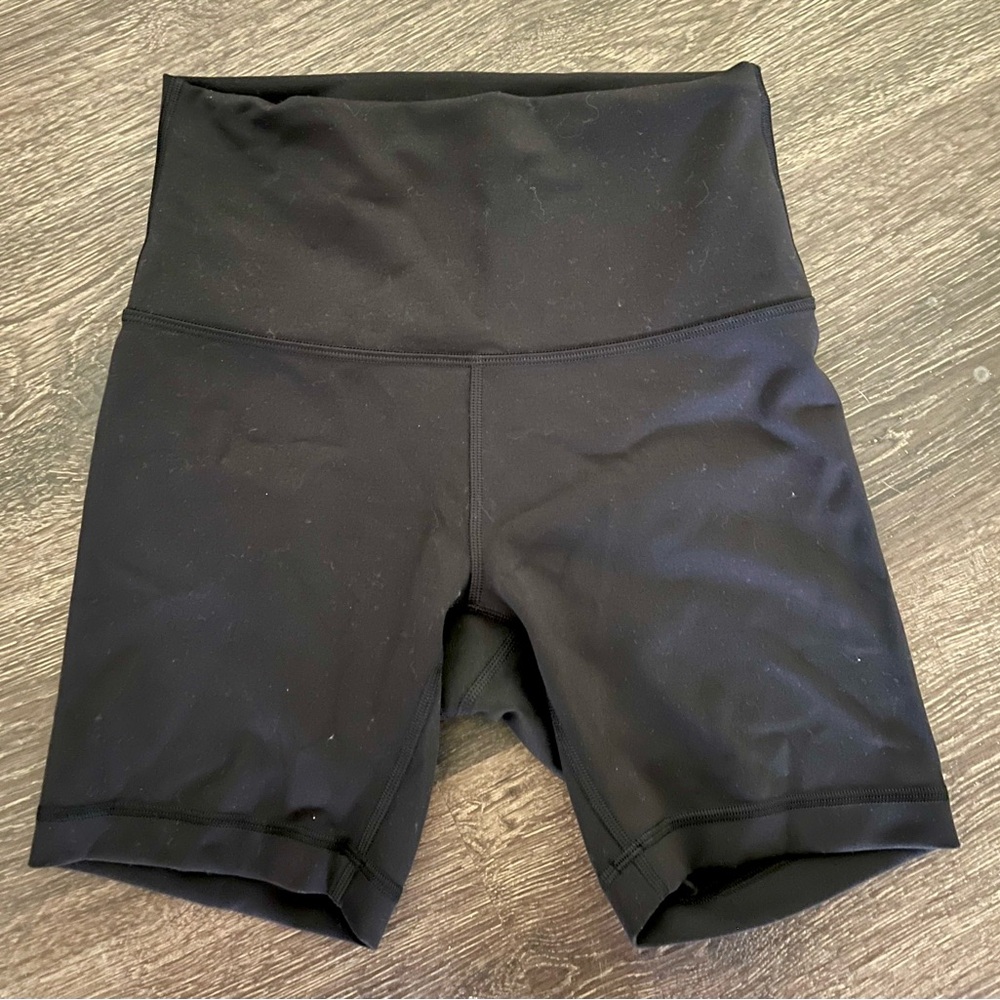 Lululemon Athletica Black Align 4” Bike Shorts